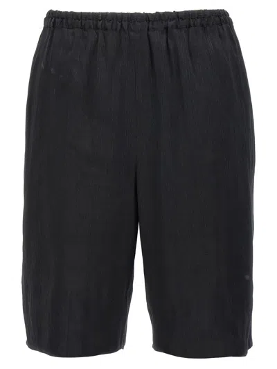 Loulou Studio Andra Elastic-waist Shorts In Black
