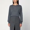 Loulou Studio Anthracite Grey Cashmere Sweater In Gray