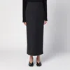Loulou Studio Women's Stretch Wool Skirt In Samos Style In Grey