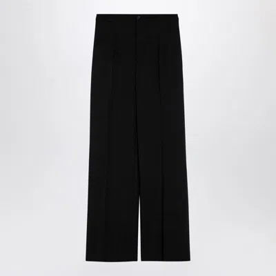 LOULOU STUDIO LOULOU STUDIO ANTHRACITE PALAZZO TROUSERS