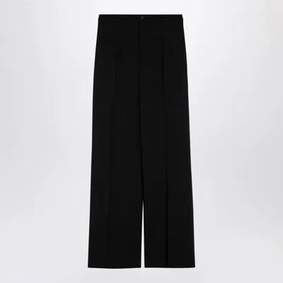 Loulou Studio Anthracite Palazzo Trousers