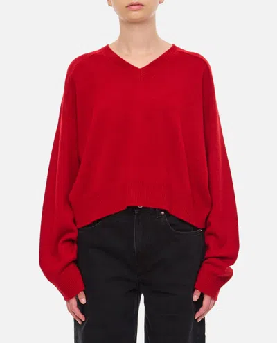 Loulou Studio Anzor Cashmere Sweater In Red