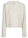 LOULOU STUDIO ANZOR V NECK SWEATER