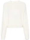 LOULOU STUDIO ANZOR SWEATER,ANZOR IVORY