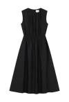 Loulou Studio Aphrodite Cotton And Silk-blend Poplin Midi Dress