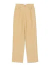 Loulou Studio Ardea Trousers In Gold