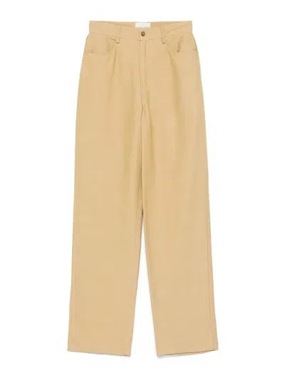 LOULOU STUDIO PANTALÓN CASUAL - DORADO
