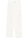 Loulou Studio Casual Trousers In White