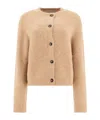 Loulou Studio "arsen" Crew Neck Cardigan
