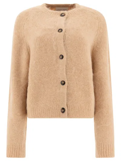 Loulou Studio Amiri Slate Cotton Sweatshirt In Brown