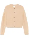 Loulou Studio Arsen Cardigan In Neutrals