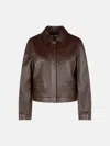 Loulou Studio 'ascot' Brown Leather Jacket