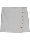 Loulou Studio Mahaz Virgin Wool Mini Skirt