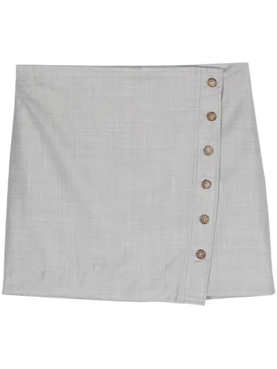 Loulou Studio Asymmetric Skirt Clothing In Grey