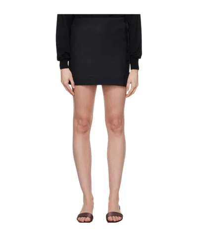 Loulou Studio Asymmetrical Skirt In Black