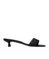 Loulou Studio Atrium 45mm Leather Sandals In Black