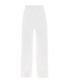 Loulou Studio Attu Wide-leg Denim Pants In White