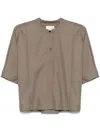 Loulou Studio Aylin Bluse In Nude