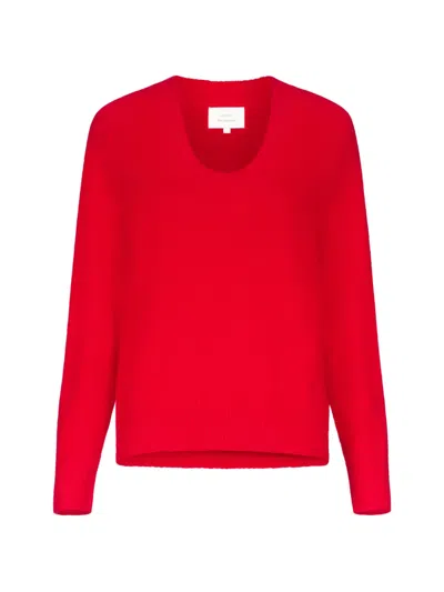 Loulou Studio Baji Knitted Sweater In Red