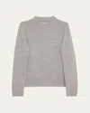 Loulou Studio Baltra Cashmere Knit Sweater In Slate Grey