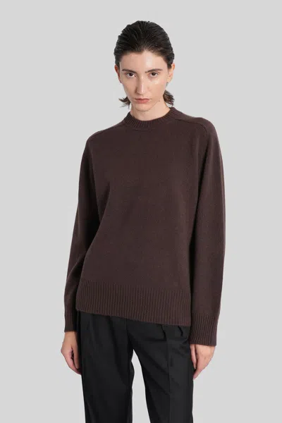 Loulou Studio Baltra Lds Knitwear In Brown Cashmere
