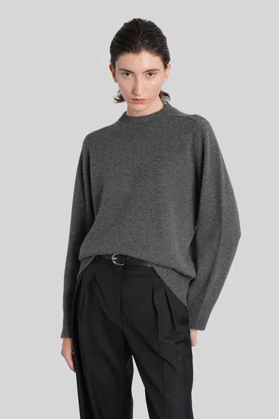Loulou Studio Baltra Lds Knitwear In Grey Cashmere In Gray