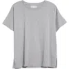 Loulou Studio Basiluzzo Cotton T-shirt In Grey Melange
