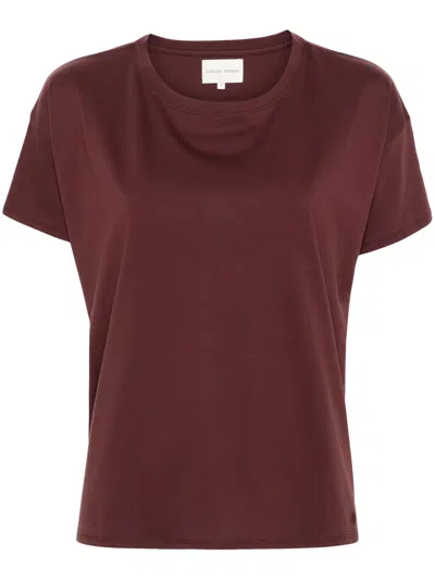 Loulou Studio Basiluzzo Cotton T-shirt In Bordeaux