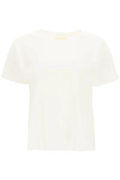 Loulou Studio Basiluzzo Crewneck T-shirt In Beige
