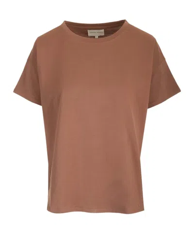 Loulou Studio Basiluzzo T-shirt In Brown