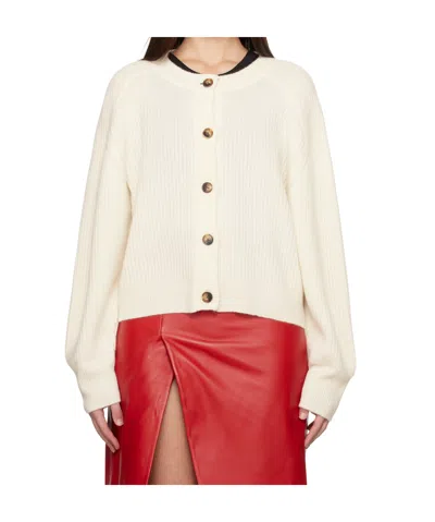 Loulou Studio Bastia Cardigan In White