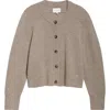 Loulou Studio Bastia Cashmere Oversized Cardigan In Coast Beige