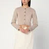 Loulou Studio Loulou Ivory Cashmere Zephir Cardigan In Neutral