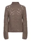 Shop Loulou Studio Beige Knitwear With Textured Pattern In Brown