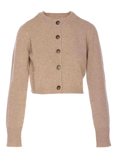 Loulou Studio Beige Melange Zephir Cardigan In Neutral