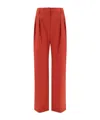 Loulou Studio Belt Loop Track Pants In Red
