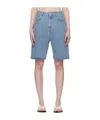Loulou Studio Blue Isu Denim Shorts In Blue