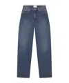Loulou Studio Belt Ring Denim Trousers In Blue