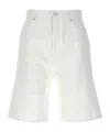 Loulou Studio Belt Tripping Shorts In White