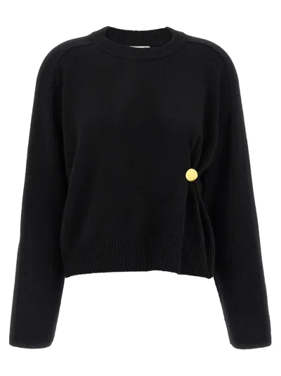 Loulou Studio Bill Sweater In Black