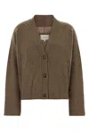 Loulou Studio Loulou Biscuit Cashmere Oversize Kaia Cardigan In Brown