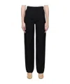Loulou Studio Mid-rise Baggy Straight-leg Trousers In Black