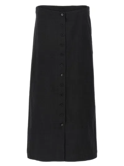 LOULOU STUDIO BLACK ATRI SKIRT