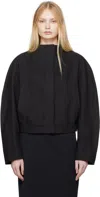 Loulou Studio Black Bago Jacket In Black