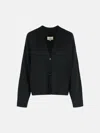 Loulou Studio Black Cashmere Cardigan In Black