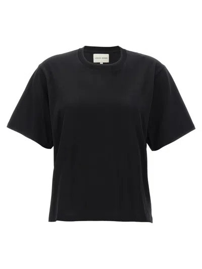 LOULOU STUDIO BLACK CREW-NECK T-SHIRT