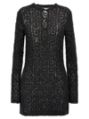Loulou Studio Ditu Cotton Mini Dress In Black