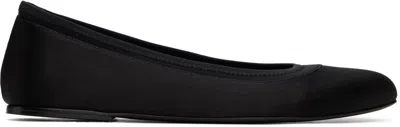 LOULOU STUDIO BLACK FRANO BALLERINA FLATS