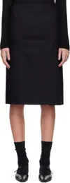 Loulou Studio A Mid-length Half-length Skirt In Black