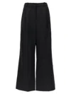Loulou Studio Idai Pants Pleats Zipper In Black